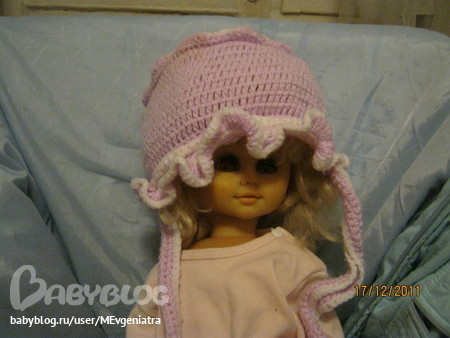связать детскую шапочку на осень