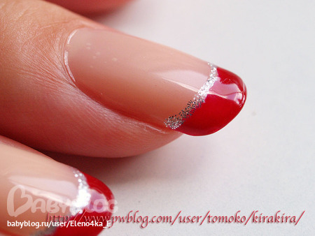 красные нарощенные