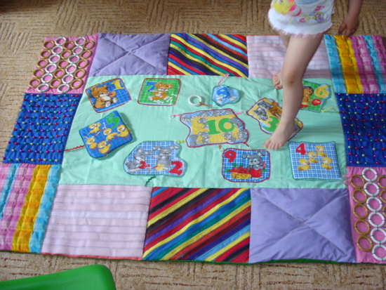 Как сшить массажный коврик для ребенка - Большой архив учебников